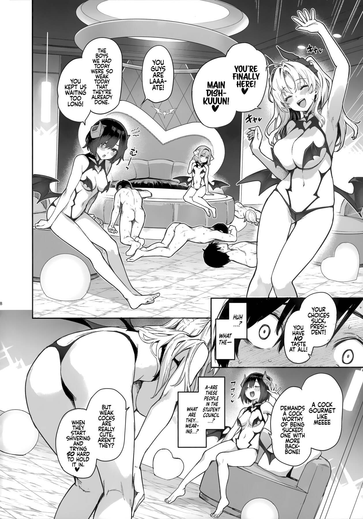 Hentai Manga Comic-Succubus Student Council Milking Club-Read-8